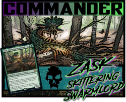 Zask, Skittering Swarmlord MTG EDH Commander Deck! Insect Tribal! - Image 1