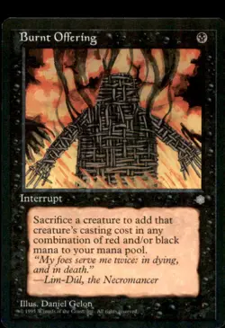 Burnt Offering LP Light Play Ice Age MTG [7991] - Image 1