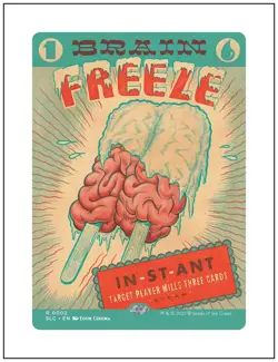 1x Brain Freeze, 0002, Non-Foil, Secret Lair Encyclopedia, Magic MTG NM - Image 1