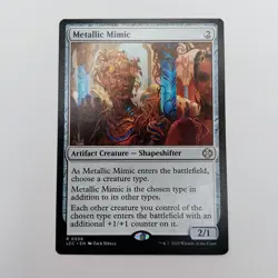 Metallic Mimic MTG Rare The Lost Caverns of Ixalan Commander Shapeshifter - Image 1