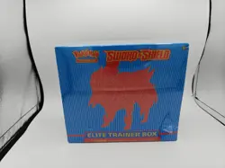 Pokemon Sword and Shield base Zamazenta Elite Trainer Box (ETB) Sealed w/ Tear - Image 1