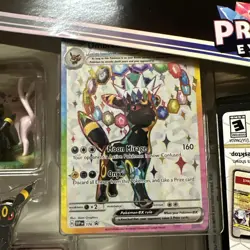 Pokemon Prismatic Evolutions Premium Figure Collection opened with pulls promos - Image 2
