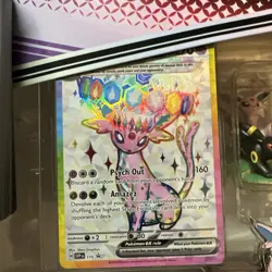 Pokemon Prismatic Evolutions Premium Figure Collection opened with pulls promos - Image 3