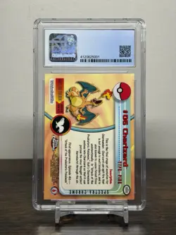 Topps Chrome Charizard SPECTRA Pokemon HOLO 2000 CGC 8.5 NM-MT #6 - Image 2