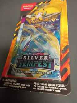 Pokemon Sword & Shield silver tempest 2-pack blister With victini Pin - Image 1