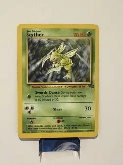 Pokemon TCG Jungle Scyther 26/64 Non-Holo Rare Unlimited LP - Image 1