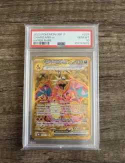 2023 Pokemon SV Ossidiana Infuocata 🇮🇹 Charizard ex #228/197 PSA 10 OBF IT - Image 1
