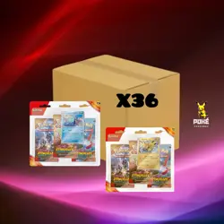CASE 12 Tripack Cartes Pokemon Etincelles Deferlantes EV8 (Neuf/Scelle) 🇫🇷 - Image 2