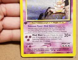 POKEMON TCG 1ST EDITION SLOWKING 14/111 ☆ HOLO RARE NEO GENESIS VINTAGE LP - Image 3