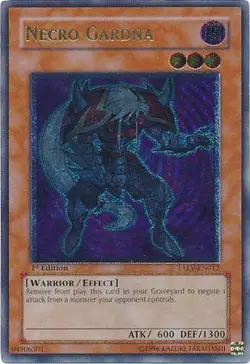 1x (P) Necro Gardna - TAEV-EN012 - Ultimate Rare - Unlimited Edition YuGiOh - Image 1