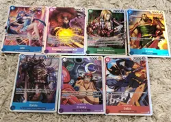 ONE PIECE 7 SR BUNDLE SUPER RARE COLLECTION ENGLISH 7 CARDS MIXED SETS R4 - Image 1