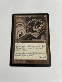 1x Ensnaring Bridge Stronghold MTG Card Rare Artifact Magic LP - Image 1