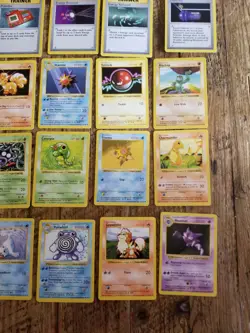 Base Set Shadowless Pokemon Card Lot (28 cards) LP/NM Vintage Energy Trainers ++ - Image 4