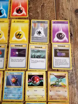Base Set Shadowless Pokemon Card Lot (28 cards) LP/NM Vintage Energy Trainers ++ - Image 5