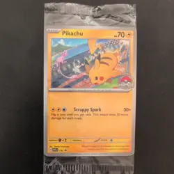 Pokemon TCG Pikachu SVP 190 Black Star 2024 World Championship Promo Card SEALED - Image 1