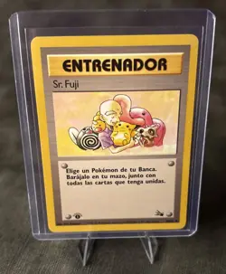 Vintage Pokemon Card Spanish Sr. Fuji 1st Edition NM Super Rare ⭐ ￼ - Image 1