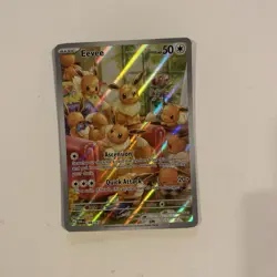 Pokemon Eevee Holo TCG Card Sv06 Twilight Masquerade 188/167 NM Condition - Image 1
