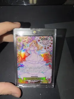 One Piece - Charlotte Pudding OP03-112 SP Alt Art Two Legends OP-08 Card English - Image 1