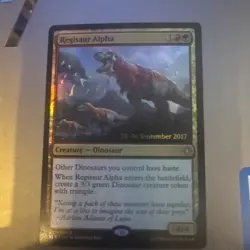 MTG Regisaur Alpha Ixalan Foil #227 Prerelease Promo NM Unplayed Commander Card - Image 1