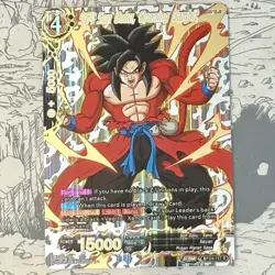 SS4 Goku Opening Gambit BT24 Rare Gold Foil Alt Art Dragon Ball Super CCG Card - Image 2
