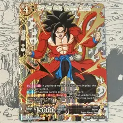 SS4 Goku Opening Gambit BT24 Rare Gold Foil Alt Art Dragon Ball Super CCG Card - Image 3
