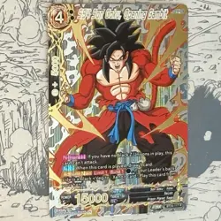 SS4 Goku Opening Gambit BT24 Rare Gold Foil Alt Art Dragon Ball Super CCG Card - Image 5