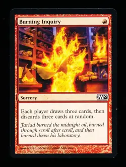 * * 1x Burning Inquiry x1 * * M10 MTG NM Near Mint or Close - Image 1