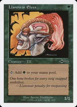Llanowar Elves 1x MtG Beatdown Box Set SP/NM - Image 1
