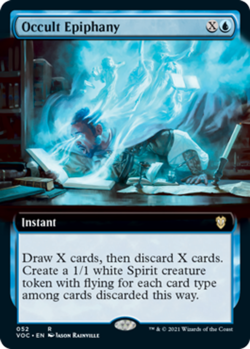 1x Occult Epiphany - Extended Art - Commander: Innistrad: Crimson Vow - Near Min - Image 1