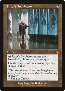 MTG - Urza's Incubator - Dominaria Remastered (392/261) Retro Frame NM - Image 1