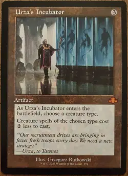 MTG - Urza's Incubator - Dominaria Remastered (392/261) Retro Frame NM - Image 2
