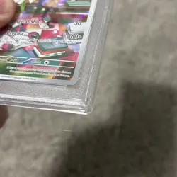 Pokemon TCG 2023 Scarlet & Violet Kirlia Illustration Rare PSA 9 crack on case - Image 3