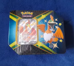 Pokemon Cramorant Large Tin Box Shining Fates NEW 5 Booster packs - Image 1