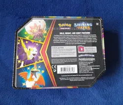 Pokemon Cramorant Large Tin Box Shining Fates NEW 5 Booster packs - Image 3