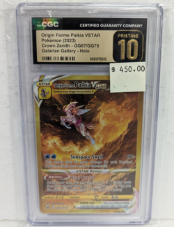 Origin Forme Palkia VSTAR Pokemon 2023 Crown Zenith Galarian Gallery Holo CGC 10 - Image 3