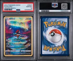 2023 POKEMON SWORD & SHIELD CROWN ZENITH #GG07 FULL ART/KELDEO PSA 10 - Image 3