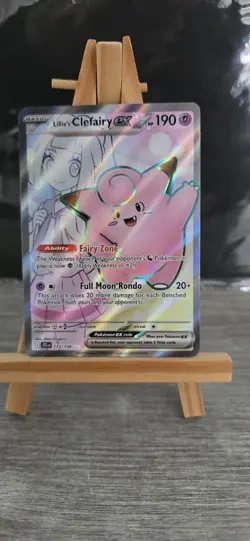 Pokemon TCG - Lillie's Clefairy Ex #173/159 - Journey Together - Ultra Rare - NM - Image 1