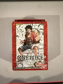 Bandai One Piece Straw Hat Crew Starter Card Game Deck - SUPER PRE RELEASE - Image 1