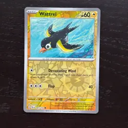 Wattrel 081/193 Pokemon Paldea Evolved SV02 Reverse Holo Common Card NM - Image 1