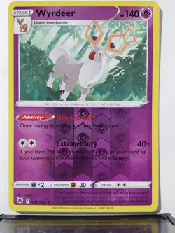 REVERSE HOLO Wyrdeer 069/189 NM - RARE Astral Radiance Pokemon Card $2 Flat Ship - Image 1