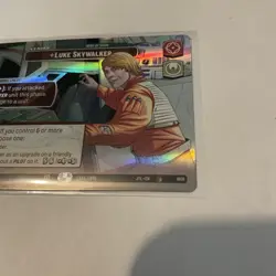 Star Wars Unlimited Jump To Lightspeed Luke Skywalker SHOWCASE Leader Card - Image 5
