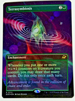 MTG Edge of Eternities Terrasymbiosis (Borderless) EoE foil R0312 unplayed - Image 1