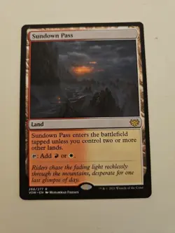 Sundown Pass Innistrad: Crimson Vow 266/284 Mtg Rare Magic The Gathering - Image 1