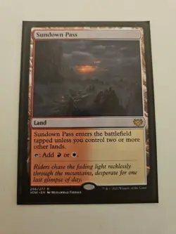 Sundown Pass Innistrad: Crimson Vow 266/284 Mtg Rare Magic The Gathering - Image 2