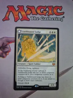 Mtg - Faithbound Judge / Sinner's Judgment ~ Crimson Vow - Nm - Image 1