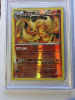 Pokemon Flareon XY Ancient Origins Reverse Holo #13 PSA 9 Mint - Image 3