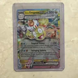 Pokemon Alolan Exeggutor ex 133/191 Surging Sparks Scarlet & Violet Double Rare - Image 1