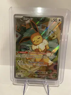 Eevee SVP173 - Prismatic ETB Promo Illustration Rare Holo Pokemon NM - Image 1