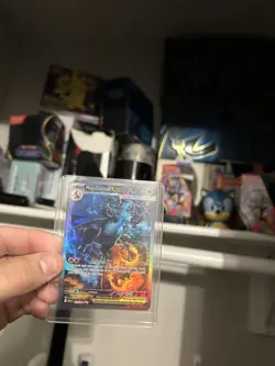 Pokemon TCG Charizard x EX SIR Phantasmal Flames 125/094 - see description Wet - Image 4