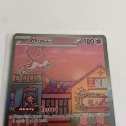 Mew ex SVP 053 Pokemon TCG Scarlet Violet 151 Black Star Promo Full Art | NM - Image 3